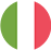 Reisetiere Flaggen Italien